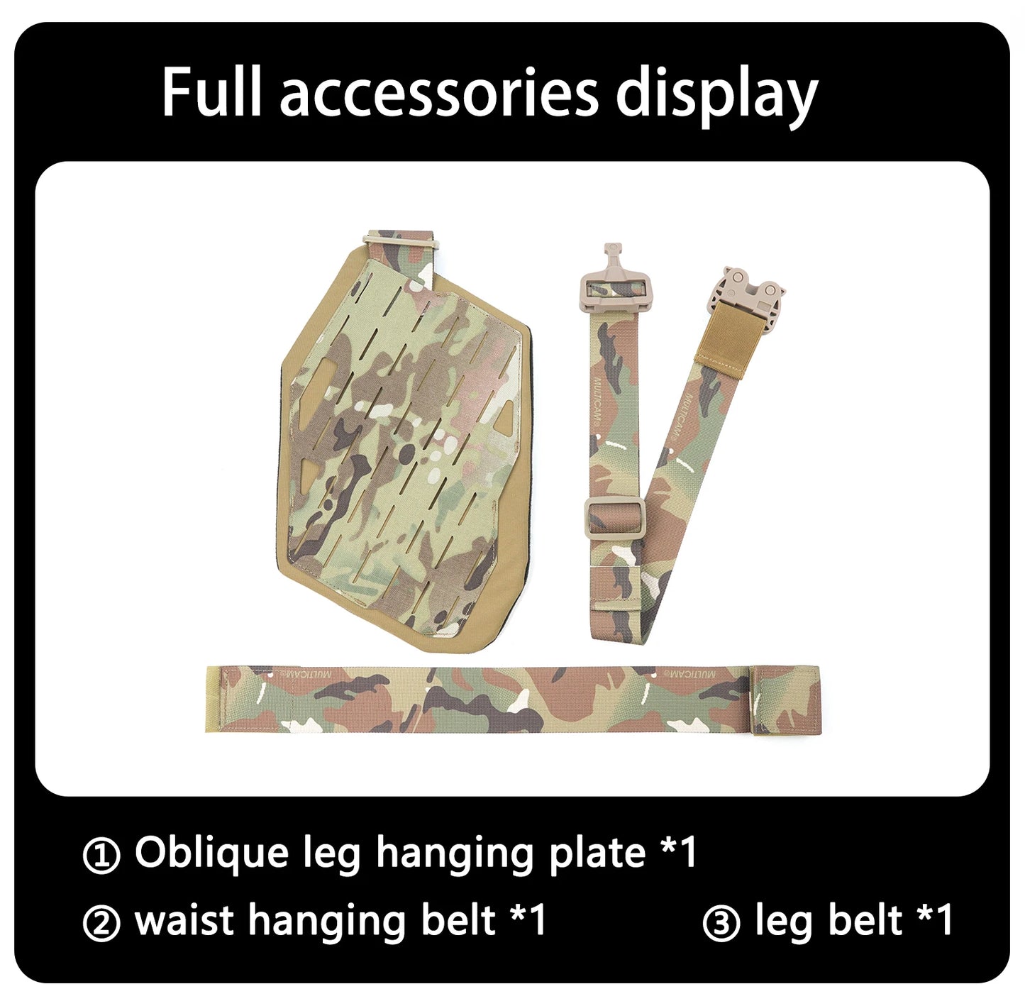 Tactical Leg Holster Magazine Pouch Hunting Airsoft Plate Carrier Molle Drop Platform Thigh Protector Glock Camping Outdoor Spor