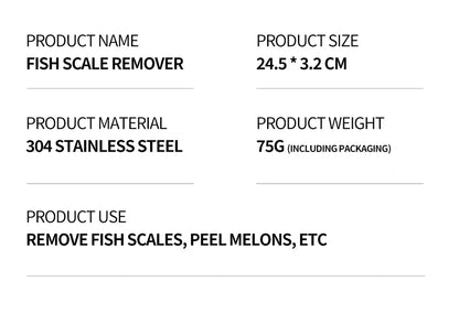 Kitchen accessories Stainles Fish Scales Scraping Graters Fast Remove Fish Cleaning Peeler Scraper Fish bone tweezers tool gadge
