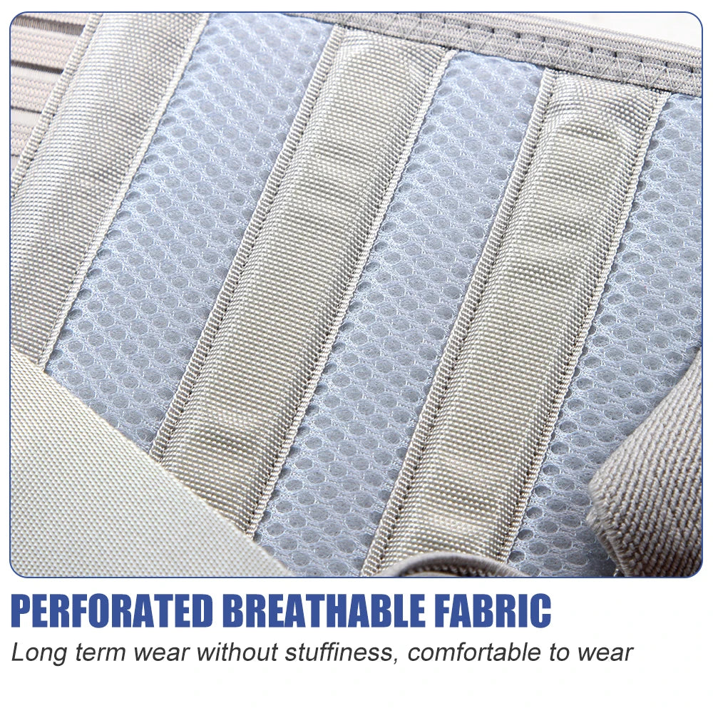 Back Brace for Men Women Lower Back Pain Relief with 6 Stays, Adjustable Back Support Belt for Work, Anti-skid Lumbar Support