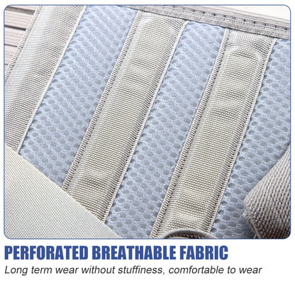 Back Brace for Men Women Lower Back Pain Relief with 6 Stays, Adjustable Back Support Belt for Work, Anti-skid Lumbar Support