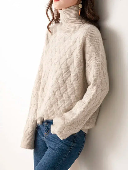 Oversize Thick Sweater S- XLWomen Loose Sweater Winter Casual Chic Cashmere Pullovers Pullover Female Long Sleeve