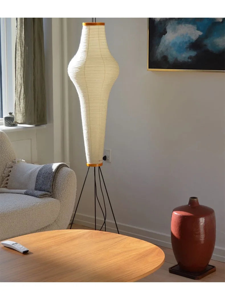 Akari Noguchi Yong Floor lamp Rice Paper Lantern Floor light for Living Room Sofa Bedroom LED Japanese Tripod Floor Lamp