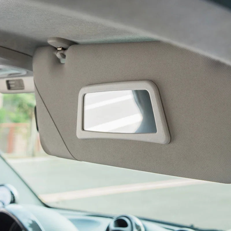 Car Makeup Mirror Portable Auto Sun-Shading Visor HD Mirrors Car Interior Mirror For Smart Fortwo 451 2009-2014 Car-styling
