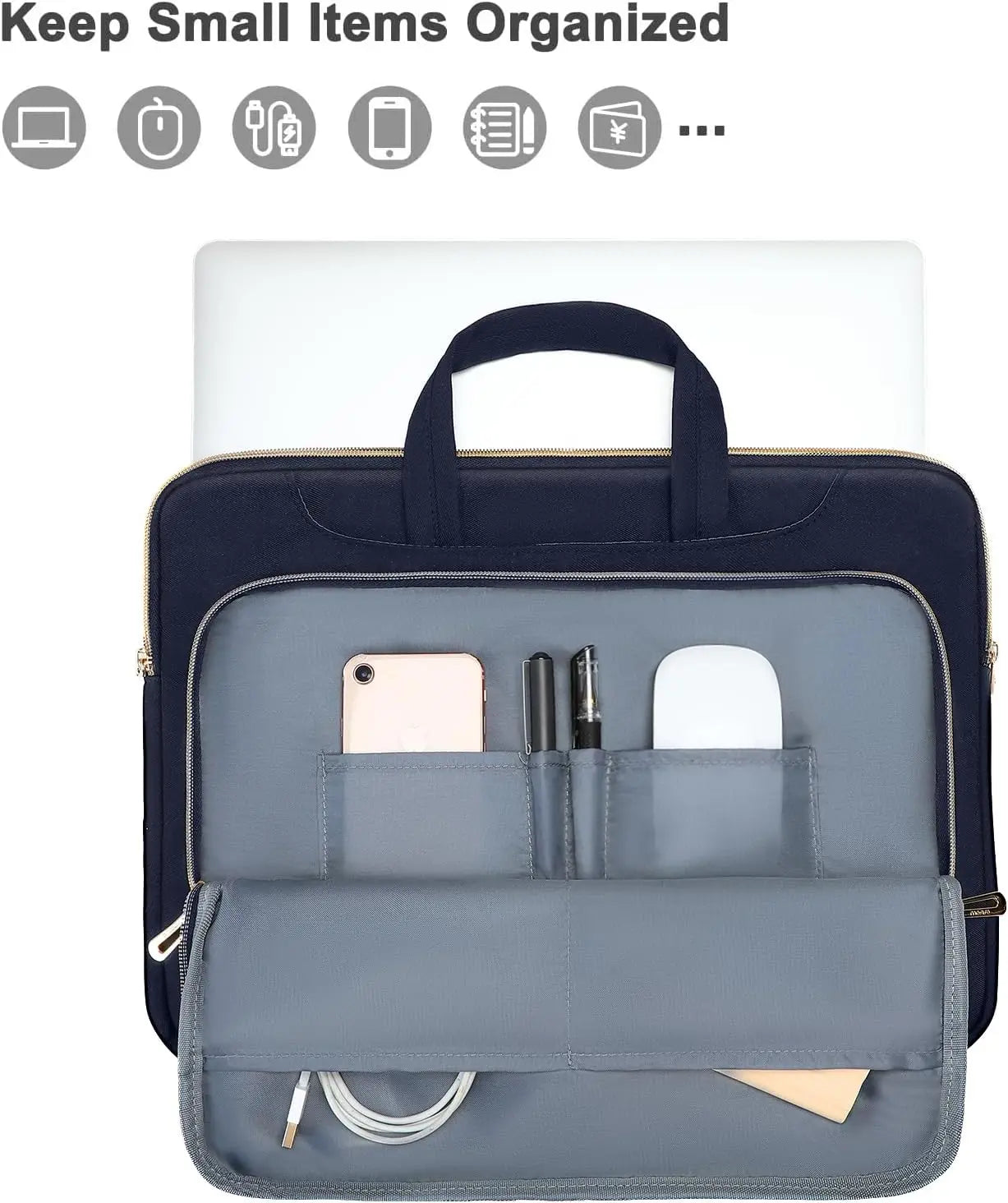 Laptop Bag Handbag 13 14 15 16 inch for MacBook Air Pro M1 M2 M3 HP Dell Notebook Shoulder Sleeve Protective Computer Briefcase