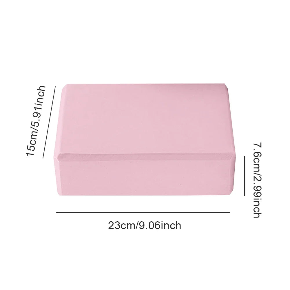EVA Yoga Block Non-Slip Yoga Building Blocks Moisture-Proof High Density Yoga Blocks Body Shaping Yoga Blocks for Meditation