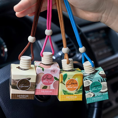 ﻿ Car Air Freshener Mini Aromatherapy Essential Oil Odor Eliminator Kit Humidifier Gift Box Air Purifier Car Diffuser Long Lasti