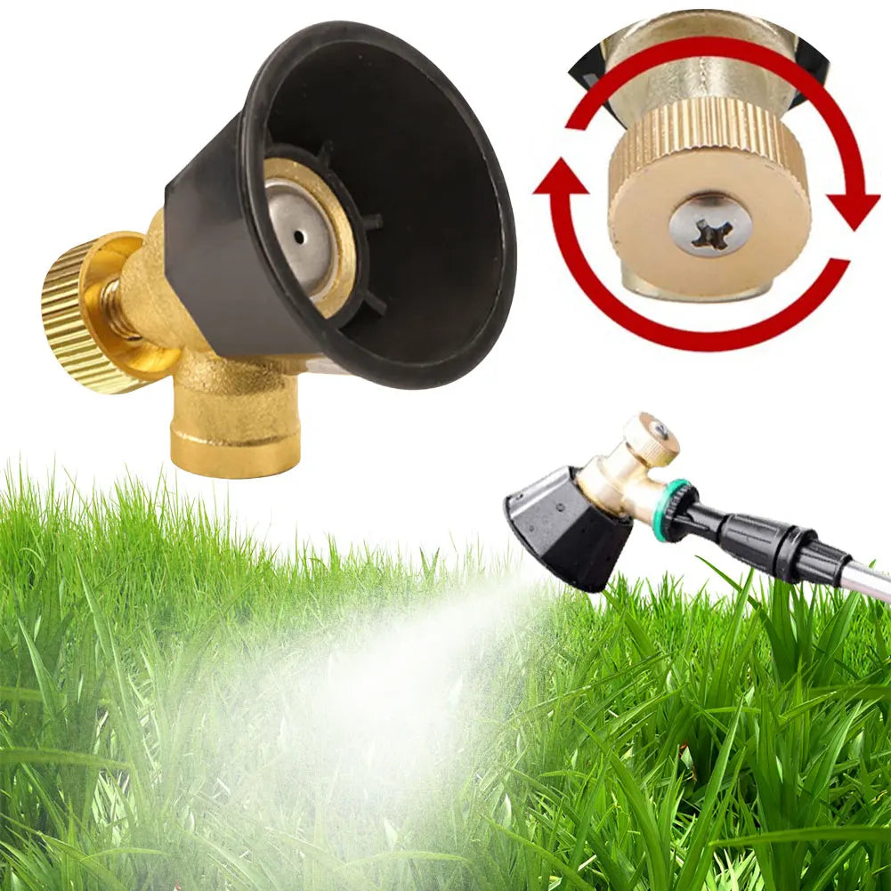 High Pressure Sprayer Nozzle Adjustable Agricultural Atomization Nozzle Brass Agricultural Spray Nozzle Head Gardening Tools