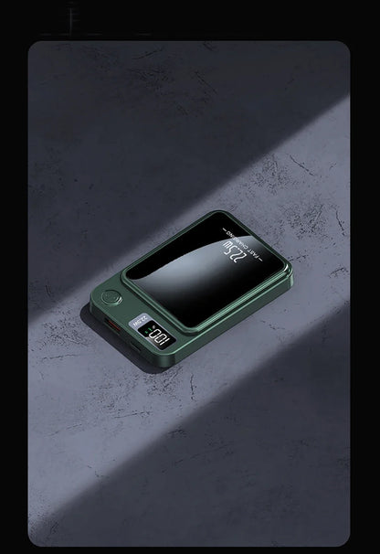 22.5W Magnetic Power Bank Wireless Fast Charging Portable Charger External Auxiliary Spare Battery for IPhone Magsafe Powerbank