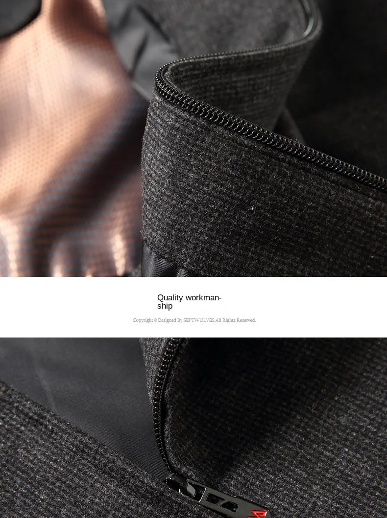 High Quality New Brand Casual Fashion Lapel Autumn Winter Mens Coat 2025 Men Clothing Fashion Jacket Solid Classic Windbreaker