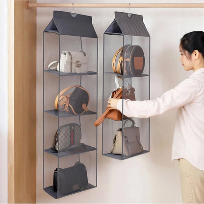 handbag storage hanging bag Organizer Wardrobe Closet Storage Transparent Three-dimensional Home Organization hanging bag