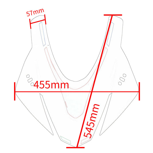 Motorcycle Accessories For Aprilia RS660 RS 660 2020 2021 2022 2023 ABS Front Headlight Cover Panel Headlamp Upper Cowl Fairing