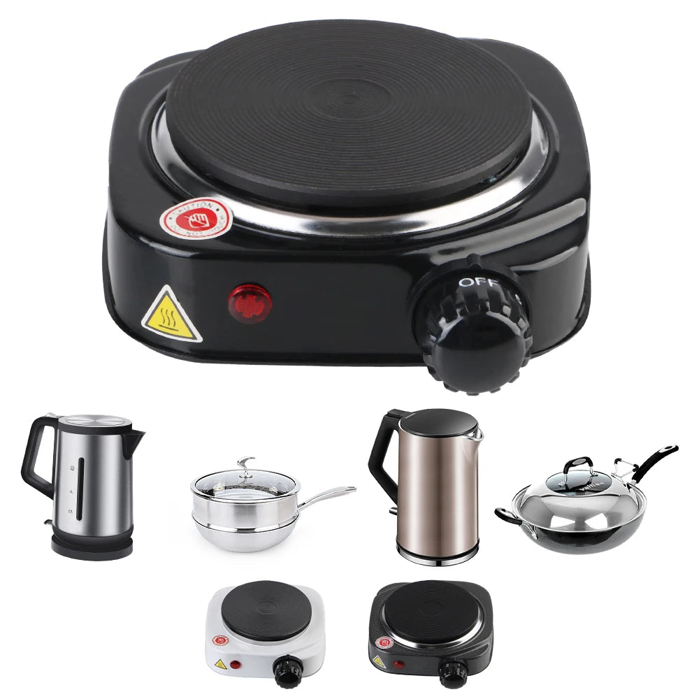 Multifunctional Kitchen Appliance Mini Electric Heater Stove Hot Cooker Plate Milk Water Coffee Heating Furnace 500W 220V