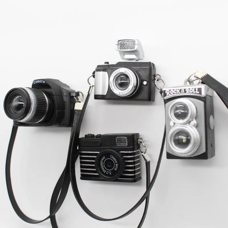 Camera Can Flash 3D Fridge Magnets Resin Creative Refrigerator Magnets Sticker Handicraft Tourist Souvenir Gift Home Decoration