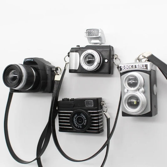 Camera Can Flash 3D Fridge Magnets Resin Creative Refrigerator Magnets Sticker Handicraft Tourist Souvenir Gift Home Decoration