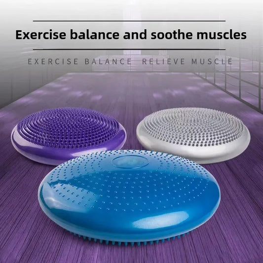 Massage Comfort Pillow Yoga Balance Yoga Mat Pilates Exercise Yoga Mat Inflatable PVC Mat