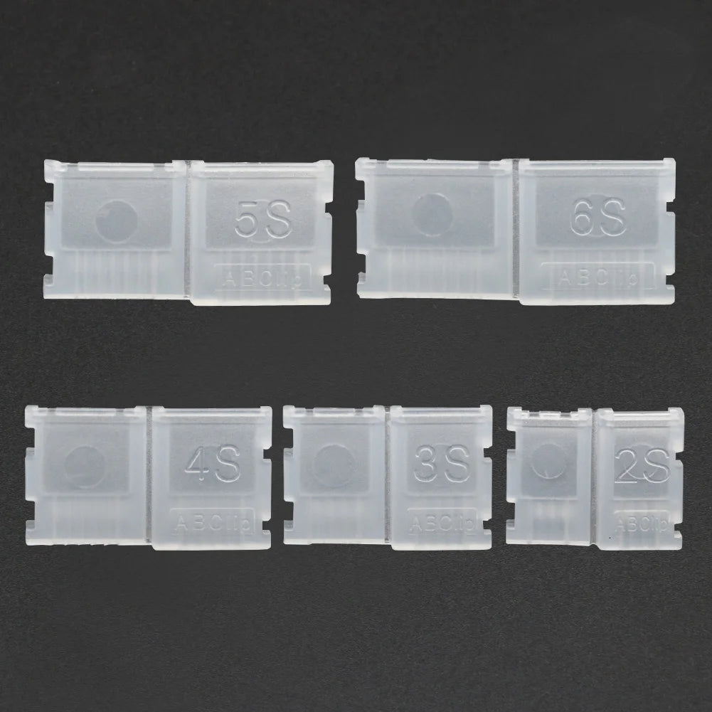 20pcs/lot 2S 3S 4S 5S 6S JST-XH Balanced head protection Balance Plug Savers AB Clip for Rc Lipo Battery