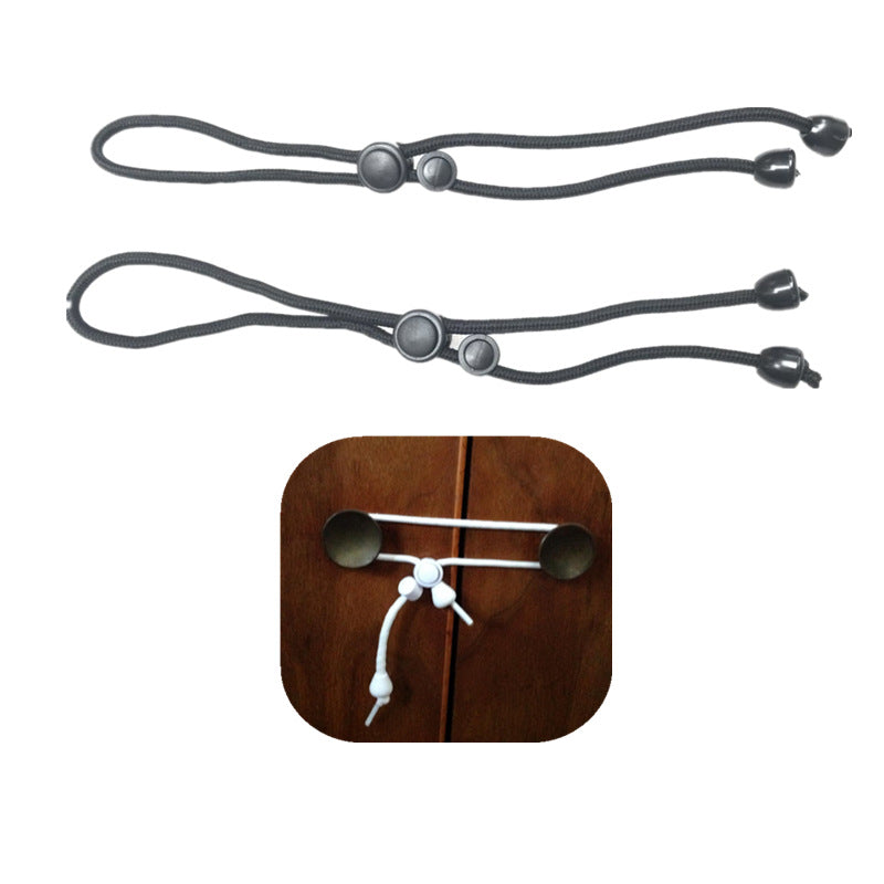 Child Safety Lock Multifunctional Refrigerator Rope buckle Double Snap Button Baby Safety Supplies Cabinet Door Lock