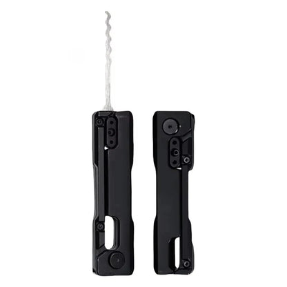 Outdoor Camping Portable Foldable Multi Tool Set with Keychain Pendant for Hiking Survival Gear Accessories