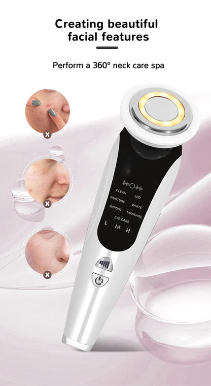 7 in 1 Face Lifting Face Lifting Massager Portable Home Use Electric Skin Care Tool Face Lift Massage Whitening Skin Tightening