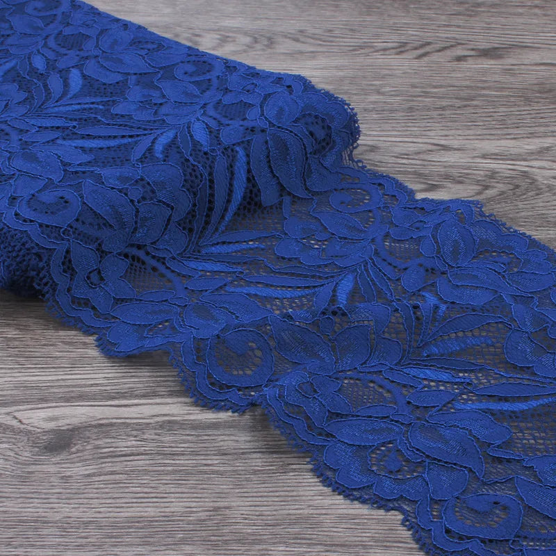 15cm Wide Lace Fabric Elastic Lace Ribbon 1meter DIY Apparel Sewing Handmade Crafts Lace Tape