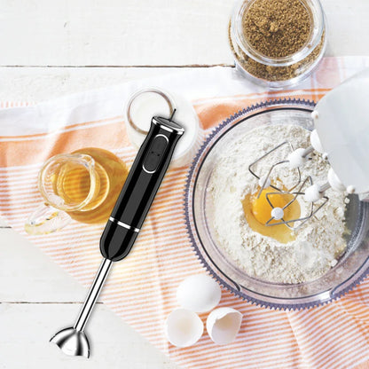 4-in-1 Handheld Immersion Blender Hand Blender Set Stainless Steel Stick Blender 2 Speed Control One Hand Mixer kitchen Tool