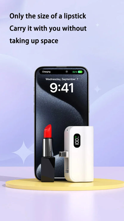 Xiaomi Capsule Power Bank 50000mAh Pocket Power Bank 120W Fast Charge Portable Mini Power Bank Suitable for iPhone and Android