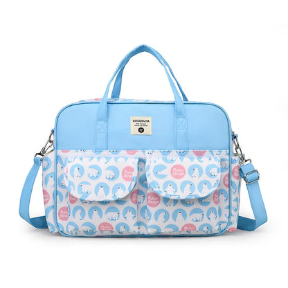 Diaper Pad Changing Bag Mother and Baby Bag Shoulder New Bag Going Out with Baby Light Bag Horizontal Hand-held Tote Bag