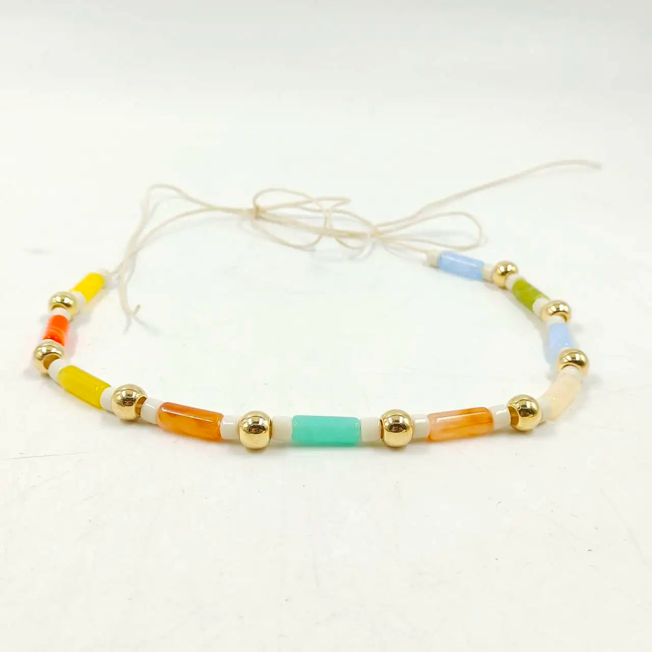 2024 Hat Band Accessories Handmade Beaded Chain Straw Hat Accessories Men Women Hat Band Decorative Soft Hat Fashion Accessories