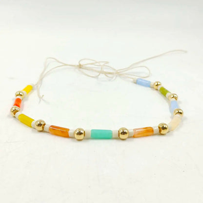 2024 Hat Band Accessories Handmade Beaded Chain Straw Hat Accessories Men Women Hat Band Decorative Soft Hat Fashion Accessories