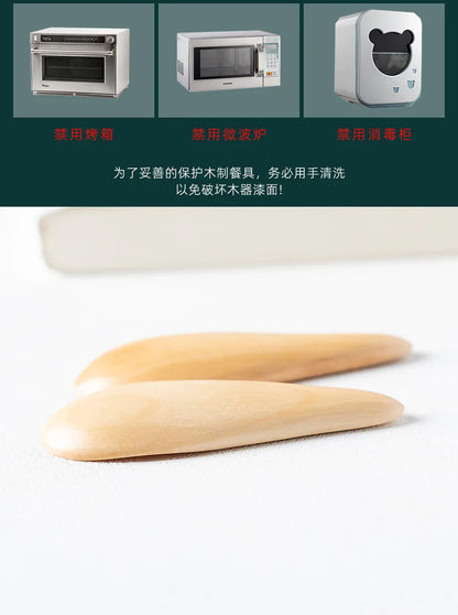 Mini Creative Tea Spoon Short Handled Small Wooden Spoon Coffee Spoon Spice Spoon Salt Spoon Milk Powder Spoon Wholesale