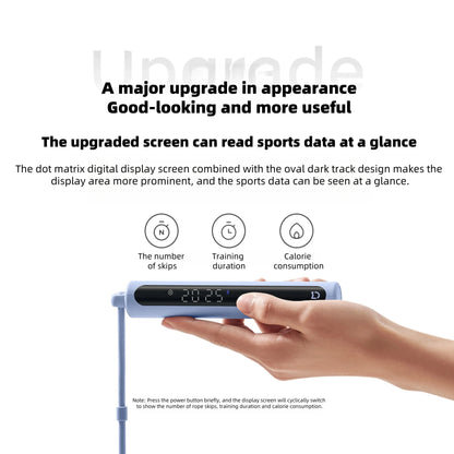 Xiaomi Mijia Smart Jump Rope 2 Bluetooth Fitness Weight Loss Exercise Counting Gravity Ball Skipping Professional Fat Burning CN