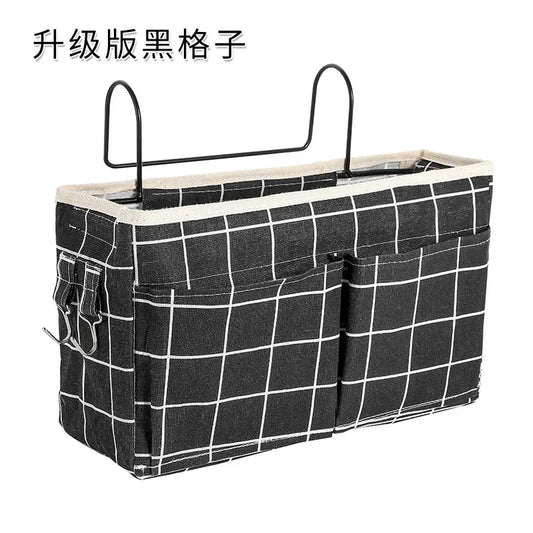 Bedside Caddying Bed Organizer Storage Bag Pocket for Dorm Room Rails Bedroom Kitchen Organization