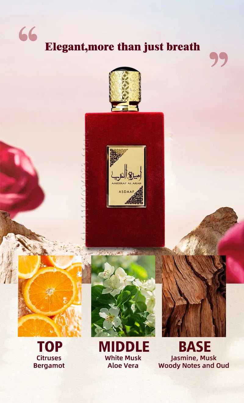 Asdaaf Ameerat Al Arab Eau de Parfum Spray Dubai Original Perfumes Lattafa Perfumes Woman Eau De Parfum Original Arab Perfumes