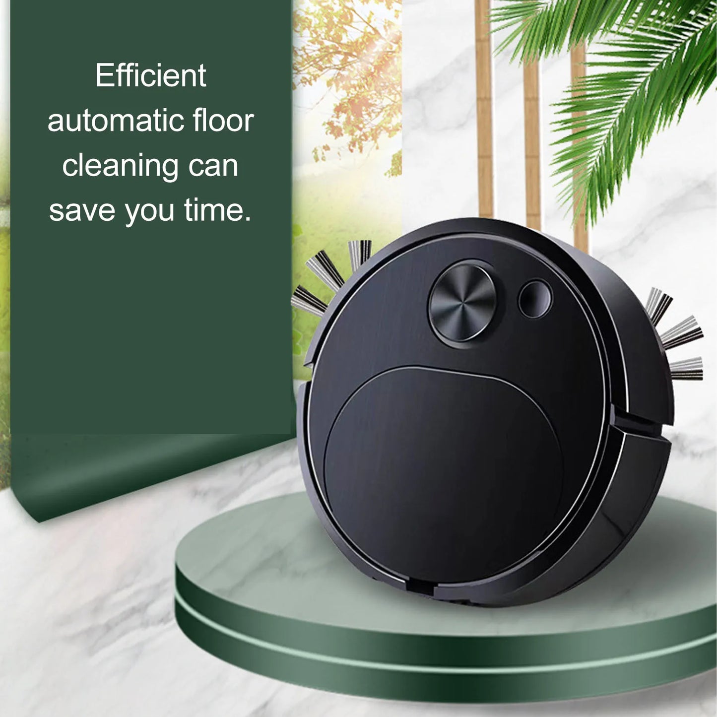 3In1 Intelligent Sweeping Robot Vacuum Cleaner Low Noise Floor Sweeper Rechargeable Automatic Home Office Vacuum Carpet Cleaner