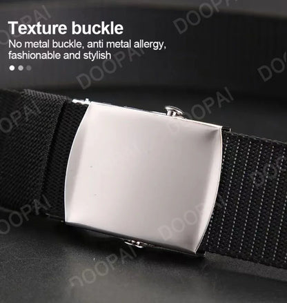 Men Belt Army Outdoor Hunting Tactical Belt Belt Versatile Nylon Canvas Pant Belt Casual Belt for Men for Nylon Male Luxury Belt