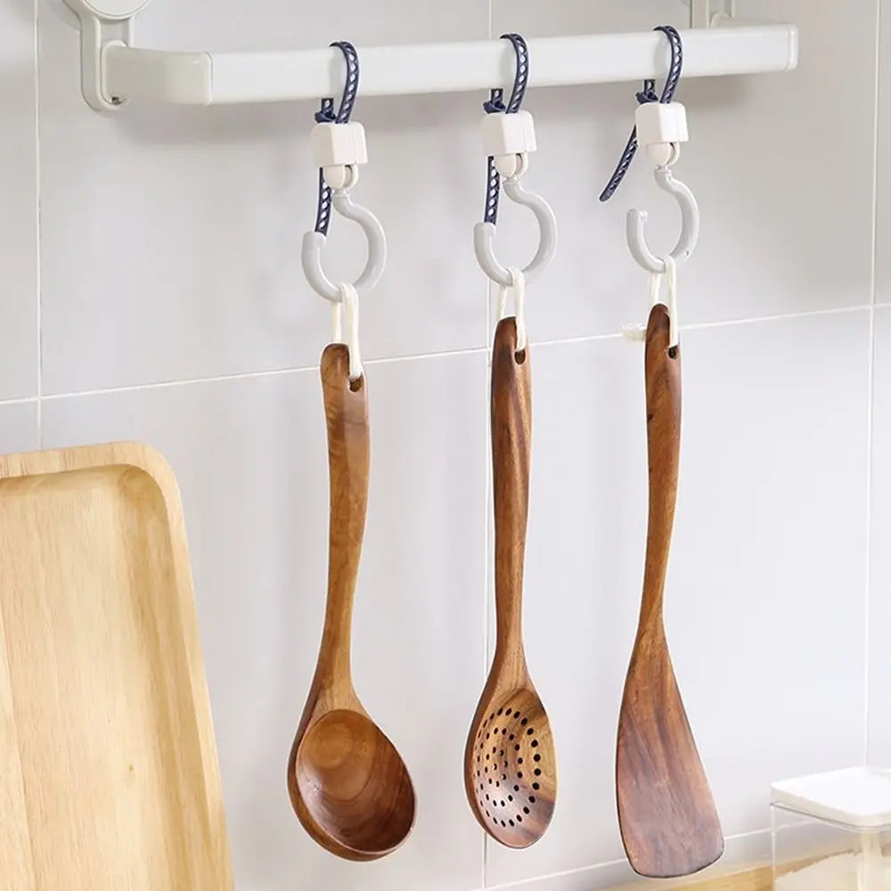 10Pcs Practical Dopamine Baby Stroller Hook Hanging Rotating Car Seat Hooks Foldable Non-Marking Shopping Pram Hook Bathroom