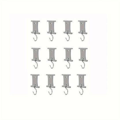 4/8Pcs S-Shaped Camping Awning Hooks Clips RV Tent Hangers Light Hangers For Caravan Camper Hooks Accessories Outdoor Supplies