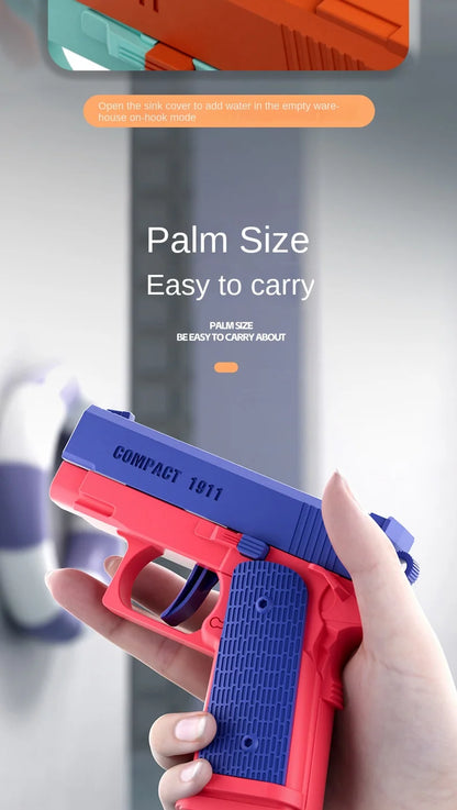 water gun 1911 shape Play Water Water Gun Manual operation running fire water gun Outdoor Water Children Festival birthday Gift