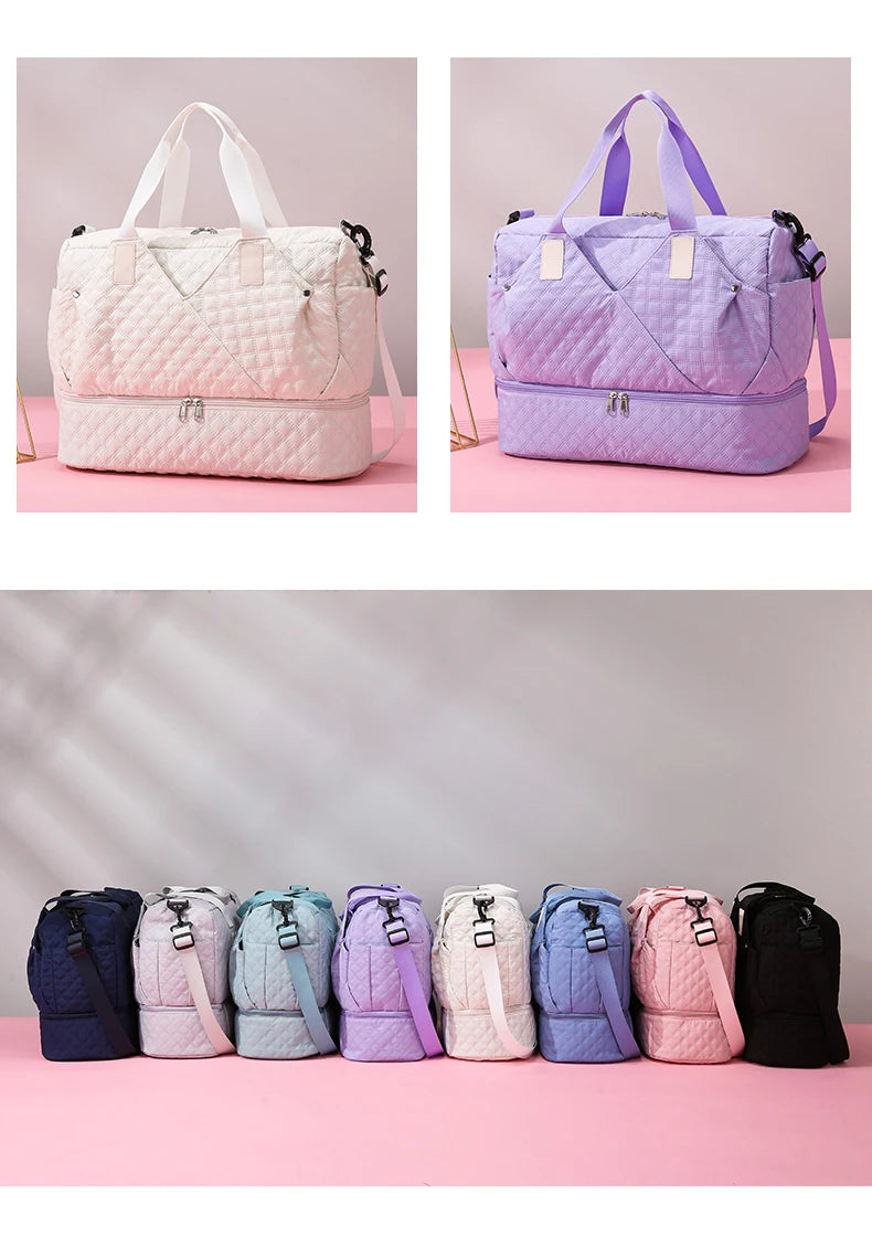 Large Capacity Travel Bags Luggage Organizer Bag Handbag Waterproof Portable Foldable Travel Clothes Storage Bag Shoulder Bags