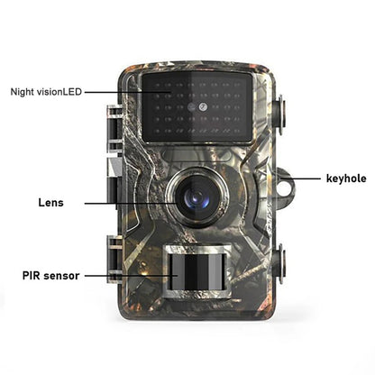 1pcs Hunting Trail Camera Wildlife Camera Night Vision Motion Activated Outdoor Forest Camera Trigger Wildlife Scouting Camera