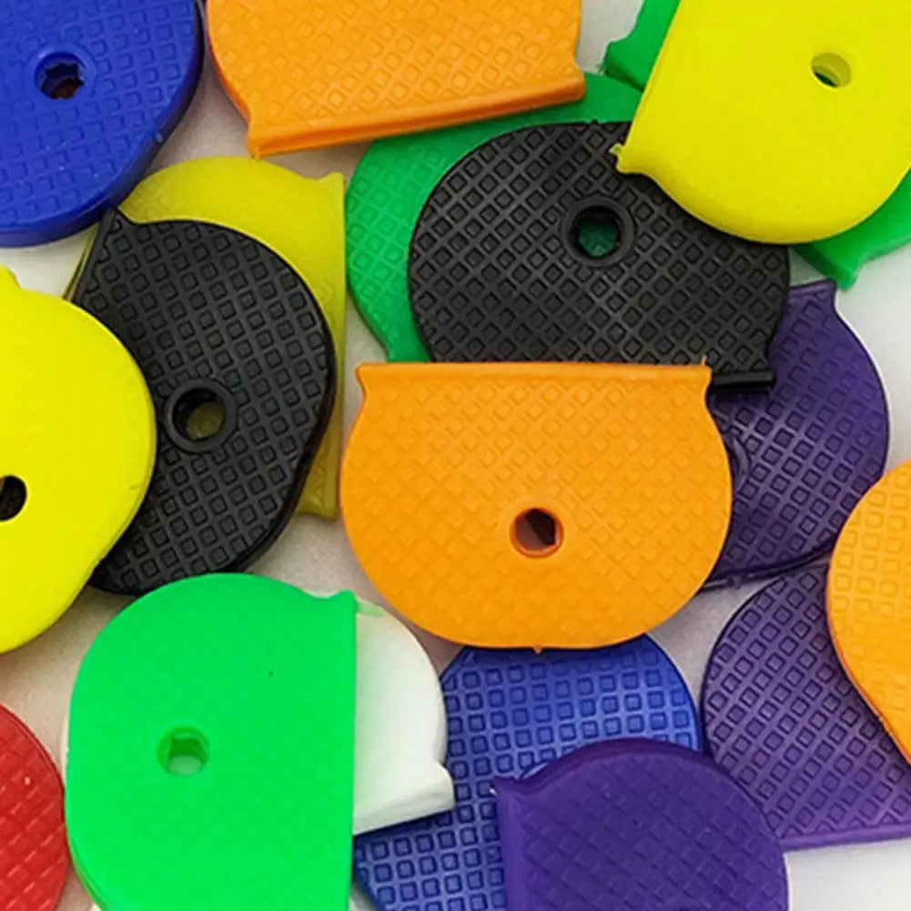 Key Identification Accessories Colorful Key Covers 32-pack Colorful Plastic Key Covers House Key Soft Rubber Key Toppers
