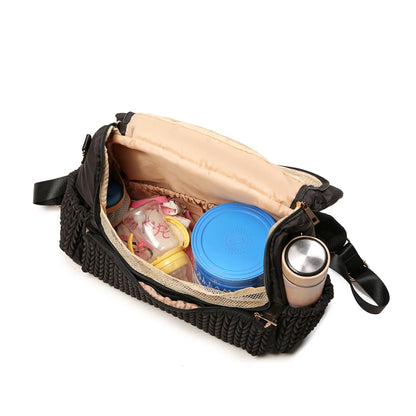 Diaper Bag Large Diaper Backpack Stylish Toddler Baby Maternity Bags Travel Backpacks with Insulated Pockets Changing Pad Stroll