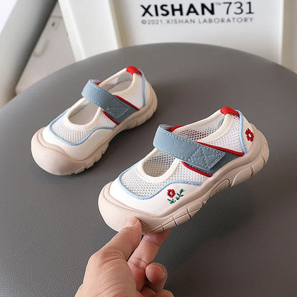Kids mesh sneaker Anti-slip Sandal Toddler Boy Sports Shoe Girl Children Breathable Beach Sandal Soft Bottom sports casual Shoes
