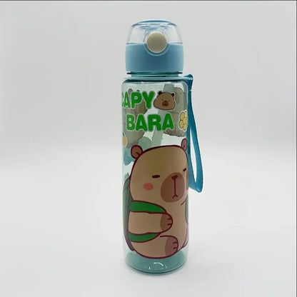 700ml Leak-Proof Water Bottle Visually Appealing Bear Water Bottle with Carry Strap - Portable for Sports & Fitness BPA Free