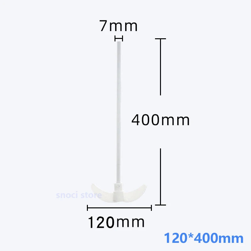 Stirring Rod  400mm 450mm 500mm Length Overhead Stirrer Mixer Shaft with Foldable Paddle for Lab