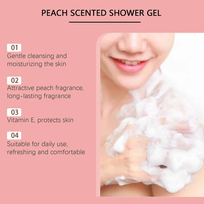 Fragrant Shower Gel Body Wash Perfume Long Lasting Fragrance Deep Cleansing Moisturizing Refresh Smooth Exfoliating Bath Lotion