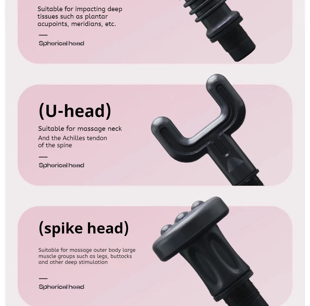 Mini Massage Gun Deep Tissue Muscle Relief Electric Portable for Home Gym Sports Recovery Rechargeable Tool