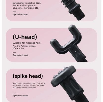 Mini Massage Gun Deep Tissue Muscle Relief Electric Portable for Home Gym Sports Recovery Rechargeable Tool