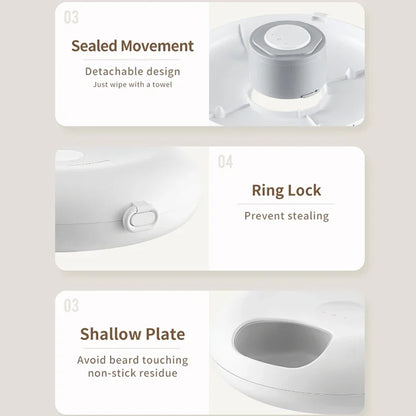 6 Meals Automatic Pet Feeder Smart Cat Food Dispenser For Wet & Dry Food Kibble Dispenser Accessories