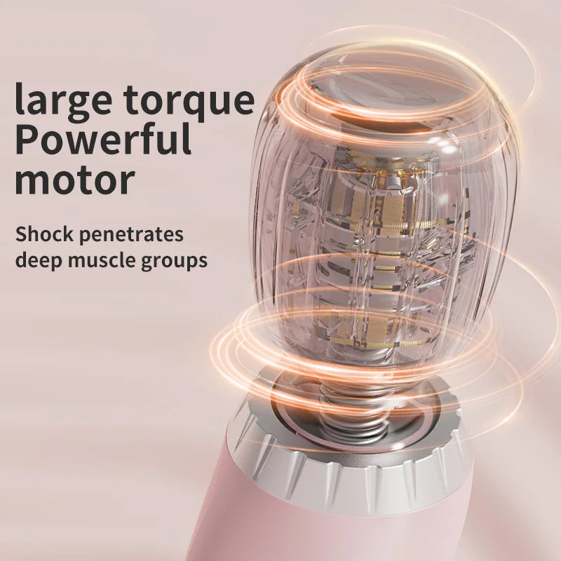 New Portable handheld massager USB rechargeable multifunctional full body massage gun relax neck back legs and waist masajeador